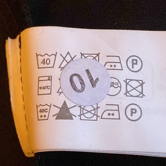 NWOT. Zara Black Viscose Blend Short Dress with Bows. Size M. - Picture 12 of 12